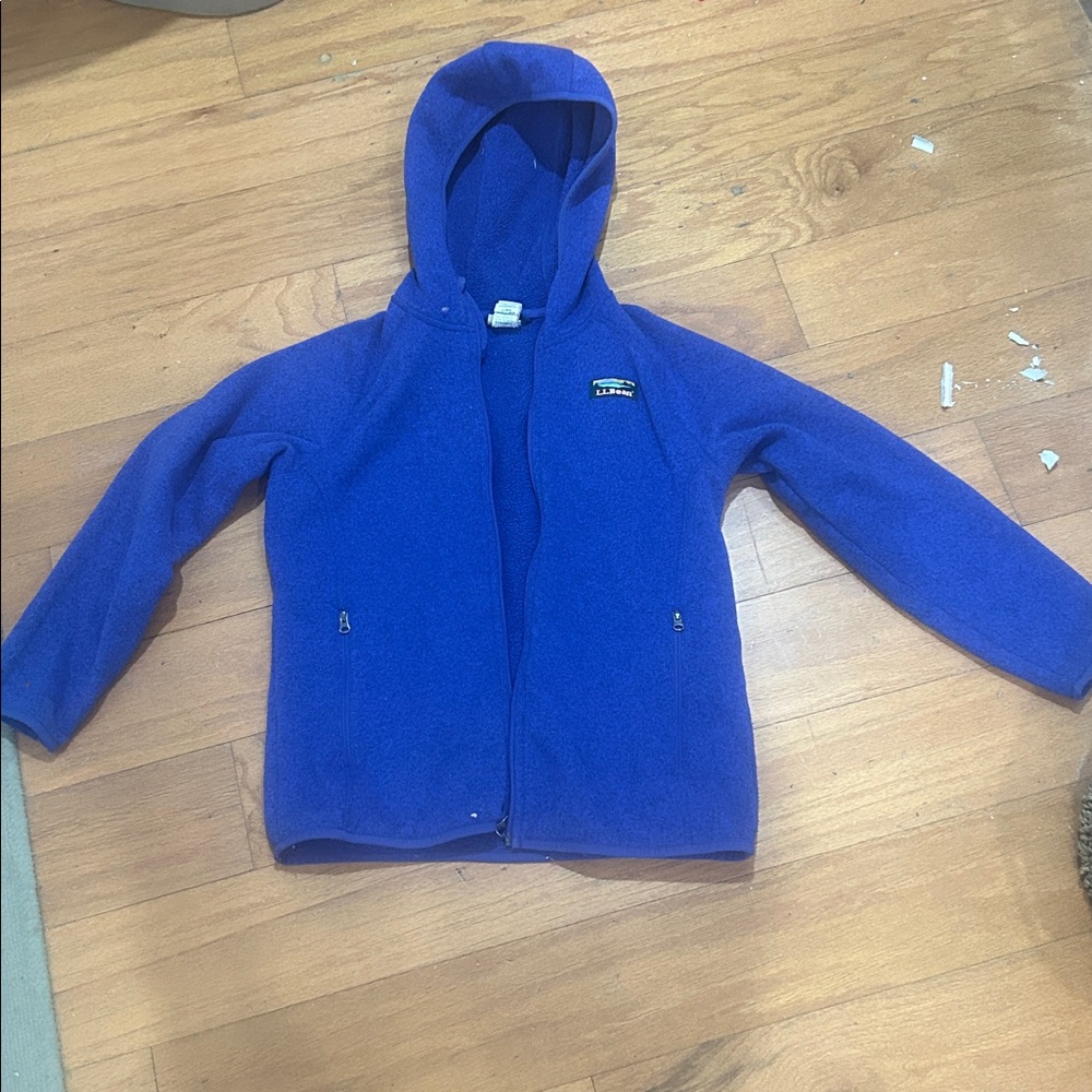 L.L. Bean Childs Indigo Fleece Jacket